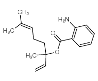 linalyl anthranilate Structure