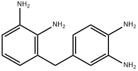 3-[(3,4-Diaminophenyl)methyl]-1,2-benzenediamine结构式