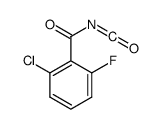 2-chloro-6-fluorobenzoyl isocyanate结构式