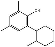 Phenol, 2,4-dimethyl-6-(2-methylcyclohexyl)- Structure