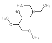 1-diethylamino-3,4-dimethoxy-butan-2-ol structure