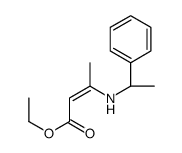 ethyl 3-[[(1R)-1-phenylethyl]amino]but-2-enoate结构式