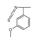 Benzene, 1-[(1S)-1-isothiocyanatoethyl]-3-methoxy- (9CI) Structure