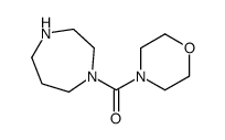 1,4-diazepan-1-yl(morpholin-4-yl)methanone结构式