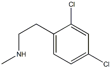 2,4-Dichloro-N-Methyl-benzeneethanaMine Structure