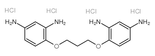 1,3-Bis(2,4-diaminophenoxy)propane tetrahydrochloride structure