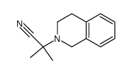 2-(3,4-Dihydro-1H-isoquinolin-2-yl)-2-methylpropionitrile Structure