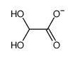 glyoxylate hydrate Structure