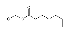 chloromethyl heptanoate Structure