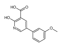 5-(3-methoxyphenyl)-2-oxo-1H-pyridine-3-carboxylic acid结构式