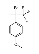 1-(2-bromo-1,1,1-trifluoropropan-2-yl)-4-methoxybenzene Structure