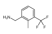 2-METHYL-3-(TRIFLUOROMETHYL)BENZYLAMINE structure