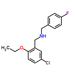 1-(5-Chloro-2-ethoxyphenyl)-N-(4-fluorobenzyl)methanamine Structure