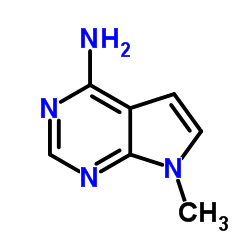 7-Methyl-7H-pyrrolo[2,3-d]pyrimidin-4-amine结构式