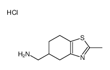 5-Benzothiazolemethanamine, 4,5,6,7-tetrahydro-2-methyl-, hydrochlorid e structure