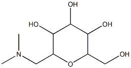 L-glycero-L-galacto-Heptitol, 2,6-anhydro-7-deoxy-7-(dimethylamino)- (9CI)结构式