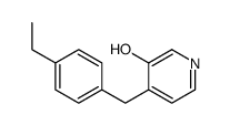 3-Pyridinol,4-[(4-ethylphenyl)methyl]-(9CI) Structure