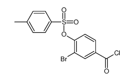 (2-bromo-4-carbonochloridoylphenyl) 4-methylbenzenesulfonate结构式