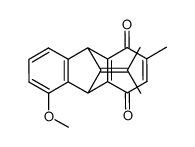 11-isopropylidene-5-methoxy-2-methyl-9,10-dihydro-9,10-methanoanthracene-1,4-dione Structure