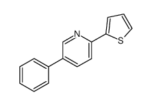 5-phenyl-2-(α-thienyl)pyridine结构式