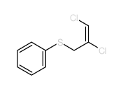 [(E)-2,3-dichloroprop-2-enyl]sulfanylbenzene结构式