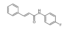 (2E)-N-(4-fluorophenyl)-3-phenylacrylamide结构式