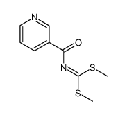 dimethyl nicotinoylcarbonimidodithioate Structure