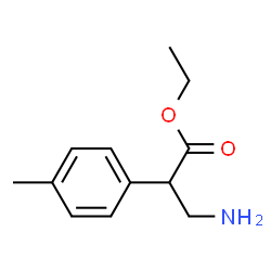 Benzeneacetic acid, alpha-(aminomethyl)-4-methyl-, ethyl ester (9CI)结构式