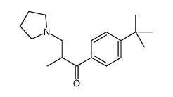 1-(4-tert-butylphenyl)-2-methyl-3-pyrrolidin-1-ylpropan-1-one Structure