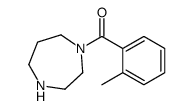 1H-1,4-Diazepine,hexahydro-1-(2-methylbenzoyl)-(9CI) structure