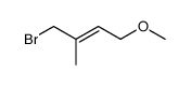 (E)-4-Methoxy-2-methyl-2-butenylbromid Structure