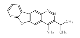 3-propan-2-yl-[1]benzofuro[2,3-g]cinnolin-4-amine Structure