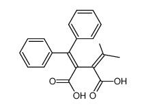 3-carboxy-2,2-isopropylidene-4,4-diphenyl-3-butenoic acid结构式