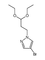 4-bromo-1-(3,3-diethoxypropyl)-1H-pyrazole结构式