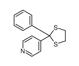 4-(2-phenyl-1,3-dithiolan-2-yl)pyridine Structure