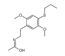 N-[2-(2,5-dimethoxy-4-propylsulfanylphenyl)ethyl]acetamide结构式