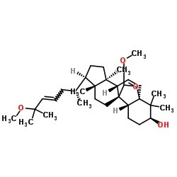 5,19-Epoxy-19,25-dimethoxycucurbita-6,23-dien-3-ol structure