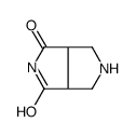 (3aR*,6aS*)-tetrahydropyrrolo[3,4-c]pyrrole-1,3(2H,3aH)-dione(SALTDATA: HCl 0.5H2O)结构式