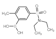 5-二乙基磺酰胺基-2-甲基苯硼酸结构式
