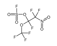 1,1,2-trifluoro-2-fluorosulfonyloxy-1-nitro-2-(trifluoromethoxy)ethane结构式