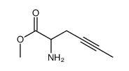 methyl 2-aminohex-4-ynoate Structure