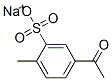 5-Acetyl-2-methylbenzenesulfonic acid sodium salt structure