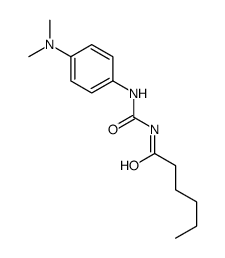 N-[[4-(dimethylamino)phenyl]carbamoyl]hexanamide结构式