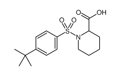 2-Piperidinecarboxylic acid, 1-[[4-(1,1-dimethylethyl)phenyl]sulfonyl] Structure