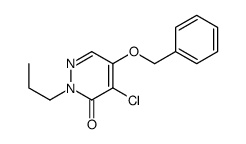 4-chloro-5-phenylmethoxy-2-propylpyridazin-3-one Structure