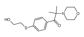 1-[4-(2-hydroxyethylthio)-phenyl]-2-methyl-2-morpholin-4-yl-propan-1-one Structure