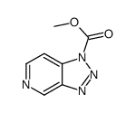 1H-1,2,3-Triazolo[4,5-c]pyridine-1-carboxylic acid,methyl ester structure