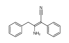 3-amino-2,4-diphenyl-2E-butenenitrile Structure