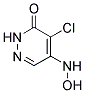 4-CHLORO-5-(HYDROXYAMINO)-3(2H)-PYRIDAZINONE Structure