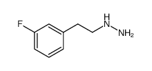 [2-(3-FLUORO-PHENYL)-ETHYL]-HYDRAZINE结构式